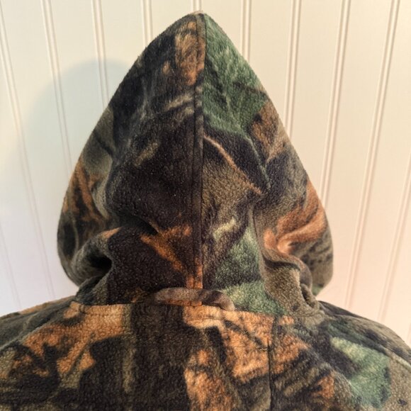 Trail Crest Pink Camo Pull Over Hoodie 1/4 Zip Highland Timber Women's X-Small - Picture 8 of 15